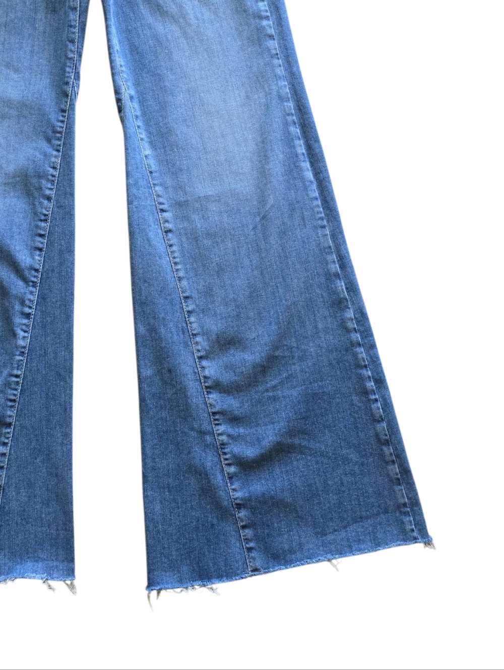 WE THE FREE Skyline Wide Flare Pull On Jeans Size 27 Stretch Denim Free People - Picture 5 of 6